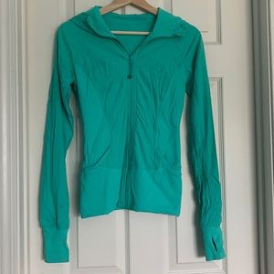 Lululemon studio dance jacket seafoam size 2